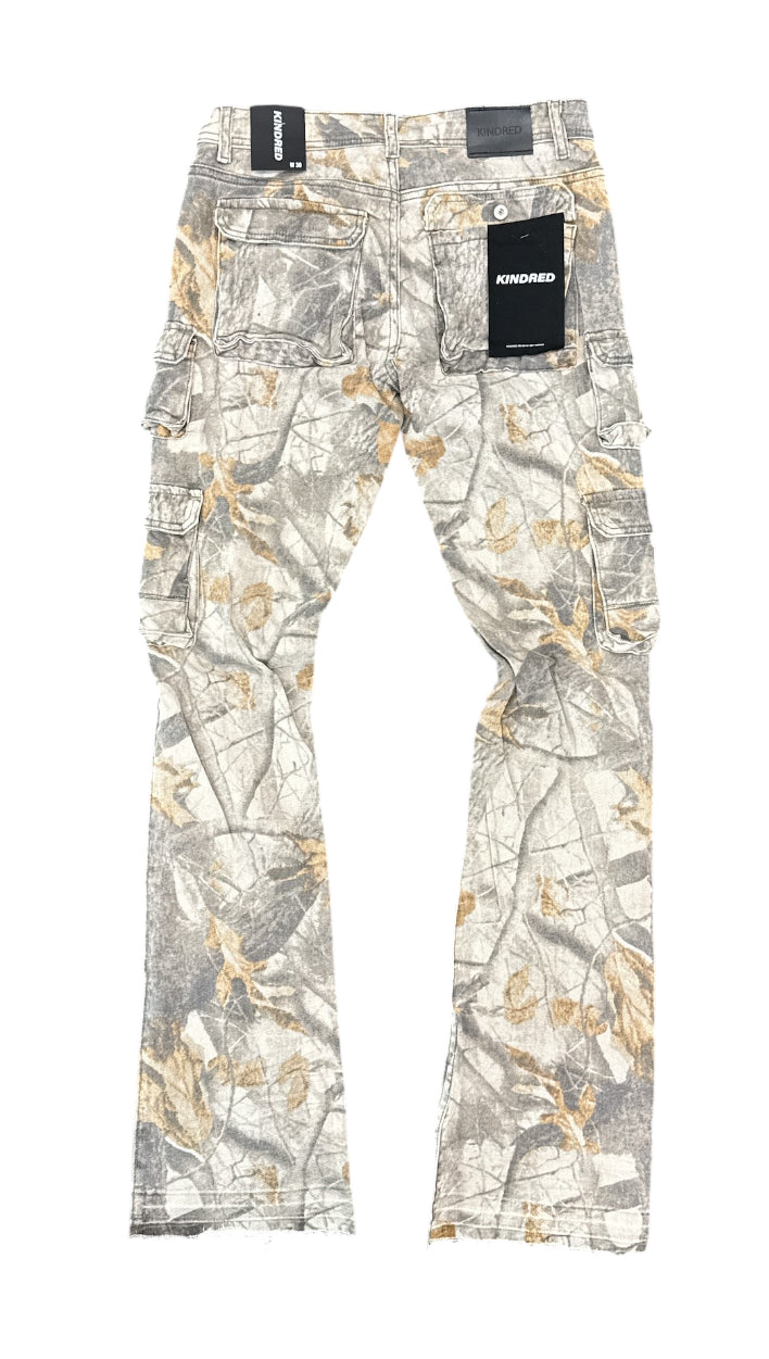 Kind Red Essential Camo Stacked Pants (Snow Fall Camo) KD2045B