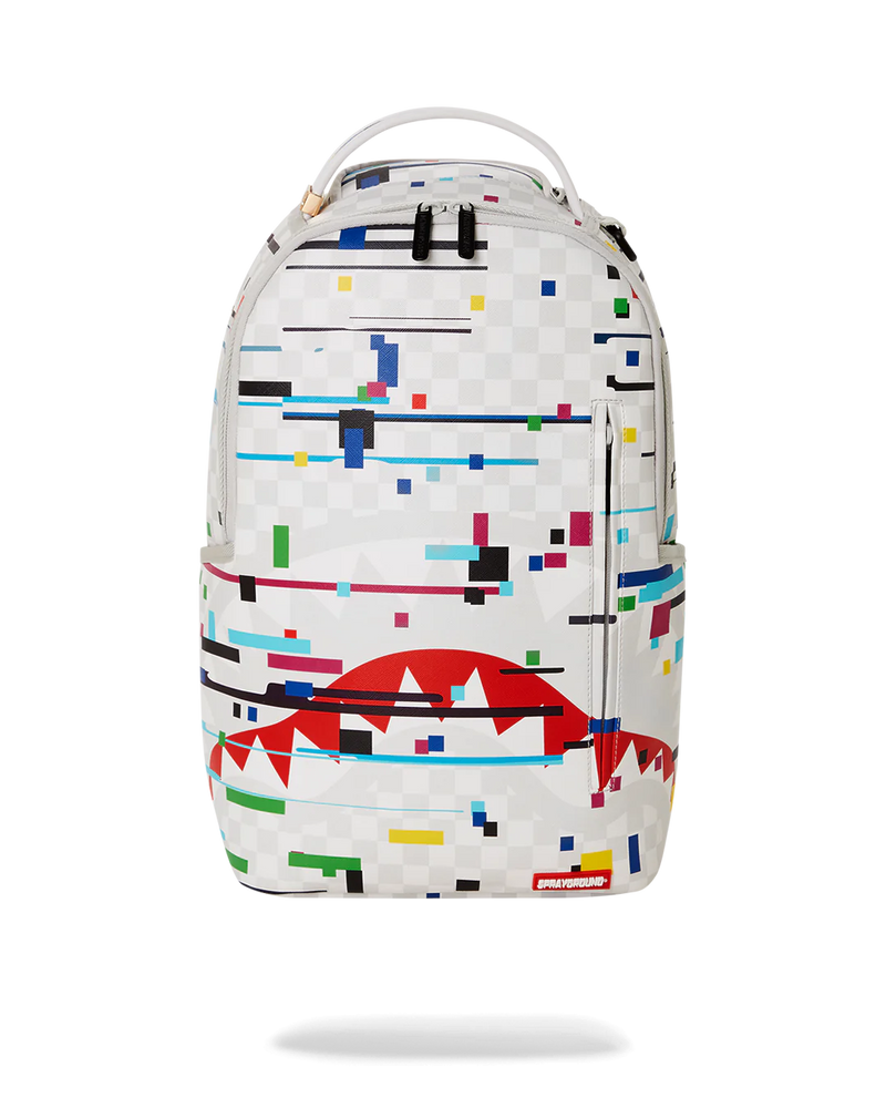 SPRAYGROUND 'Glitch White Check DLXVV' Backpack 910B5465NSZ - Fresh N Fitted Inc