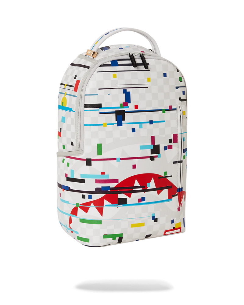 SPRAYGROUND 'Glitch White Check DLXVV' Backpack 910B5465NSZ - Fresh N Fitted Inc