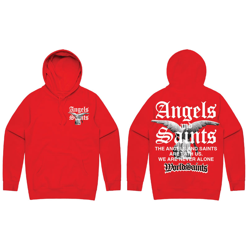 Saint Studio Angels Demons Hoodie Red FRESH N FITTED