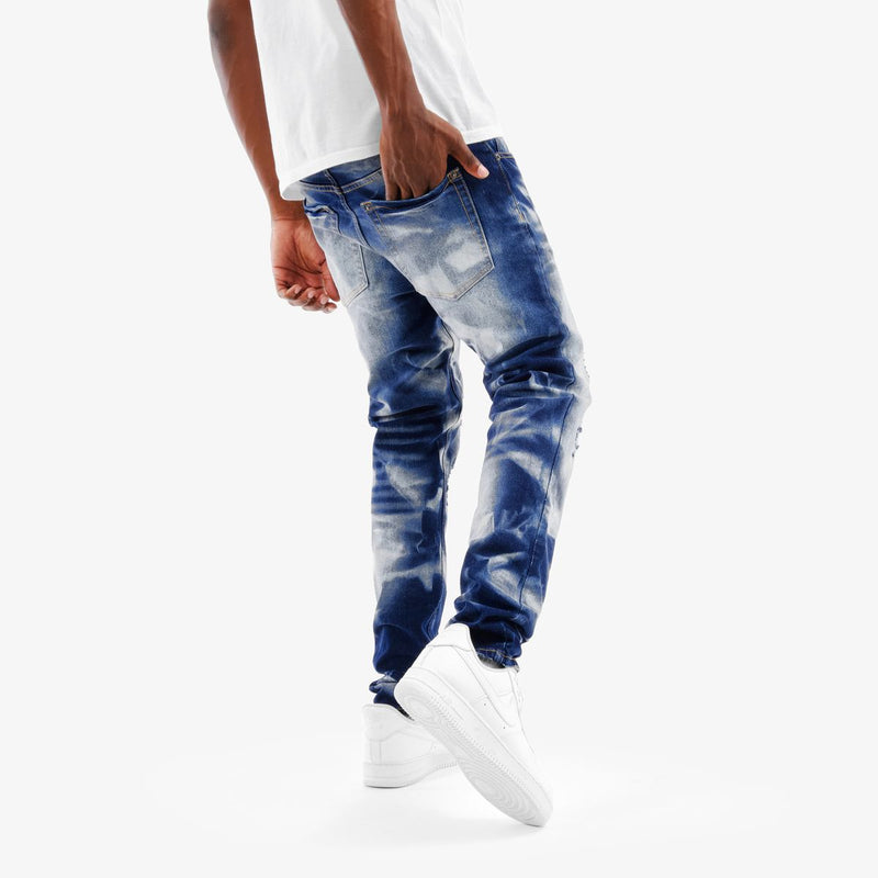 Copper Rivet 'Rip' Heavy Bleach Wash Denim (LSB) 533010