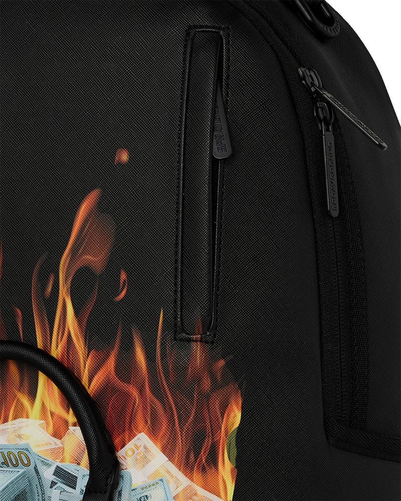 SPRAYGROUND 'Bag Of Money On Fire' Backpack (910B7675NSZ)