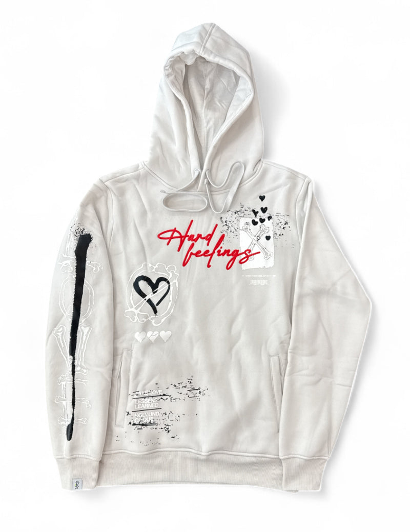 Highly Undrtd 'Fake Love' Hoodie (Cloud) UF5607