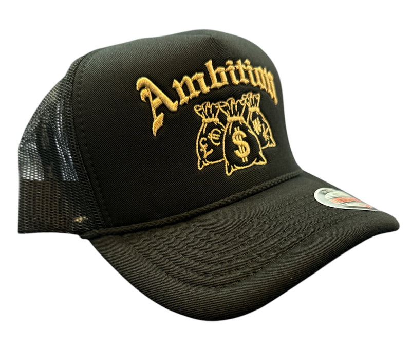 Muka 'Ambition' Trucker Hat (Black) T5439