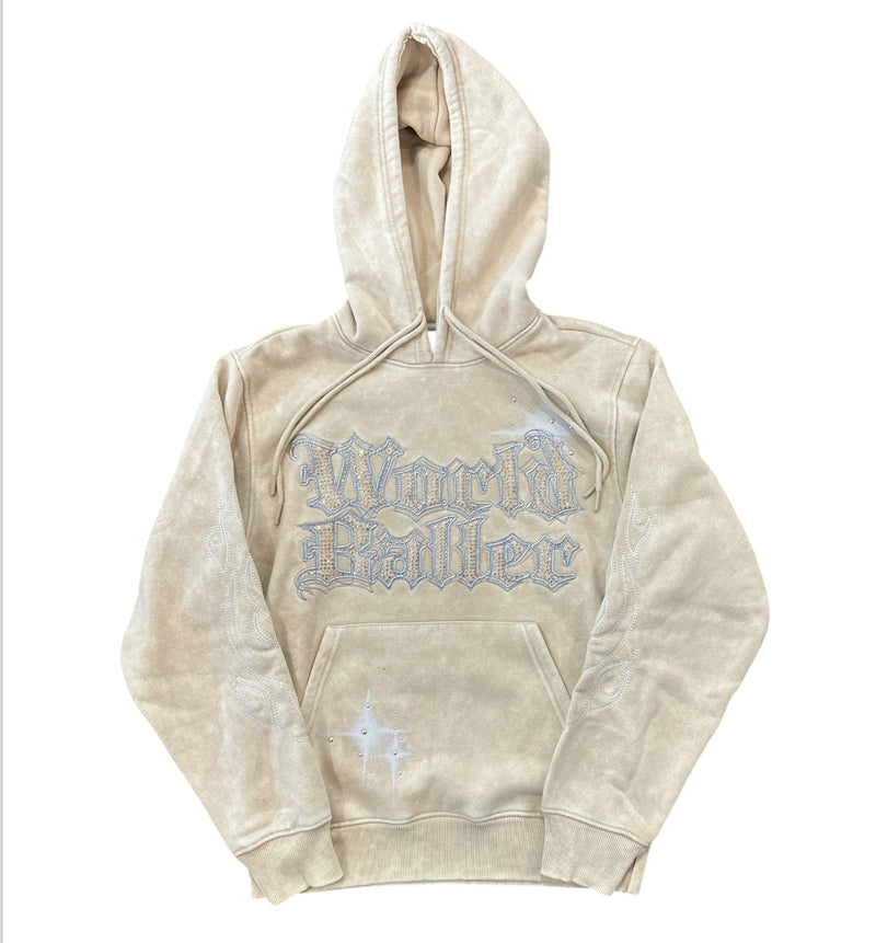 Smoke Rise 'Rhinestone Dystopia' Hoodie (Clay) F024656