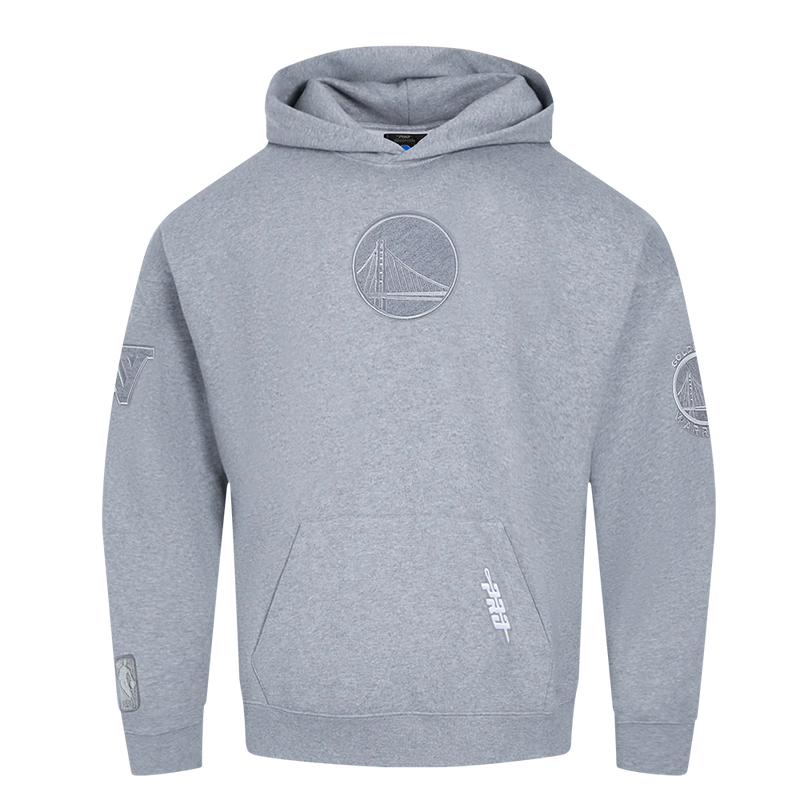 Pro Standard Golden State Warriors Reverse French Terry Fleece Hoodie (Dark Heather Grey) BGW5515877