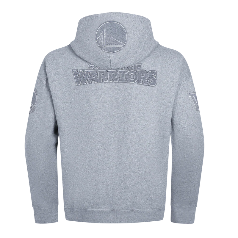 Pro Standard Golden State Warriors Reverse French Terry Fleece Hoodie (Dark Heather Grey) BGW5515877