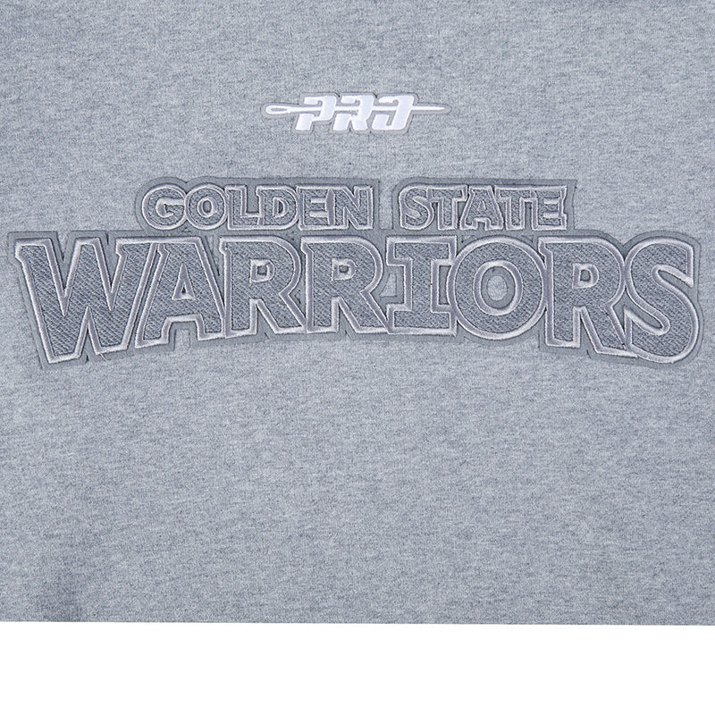 Pro Standard Golden State Warriors Reverse French Terry Fleece Hoodie (Dark Heather Grey) BGW5515877