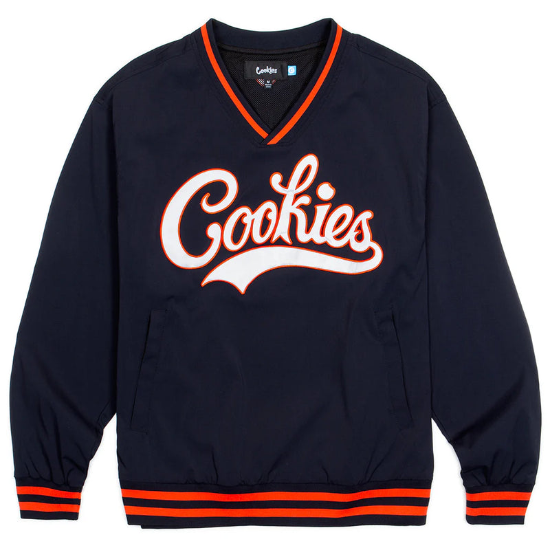 Cookies 'Bases Loaded' Pullover Nylon Jacket (Black)