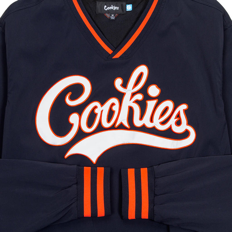 Cookies 'Bases Loaded' Pullover Nylon Jacket (Black)