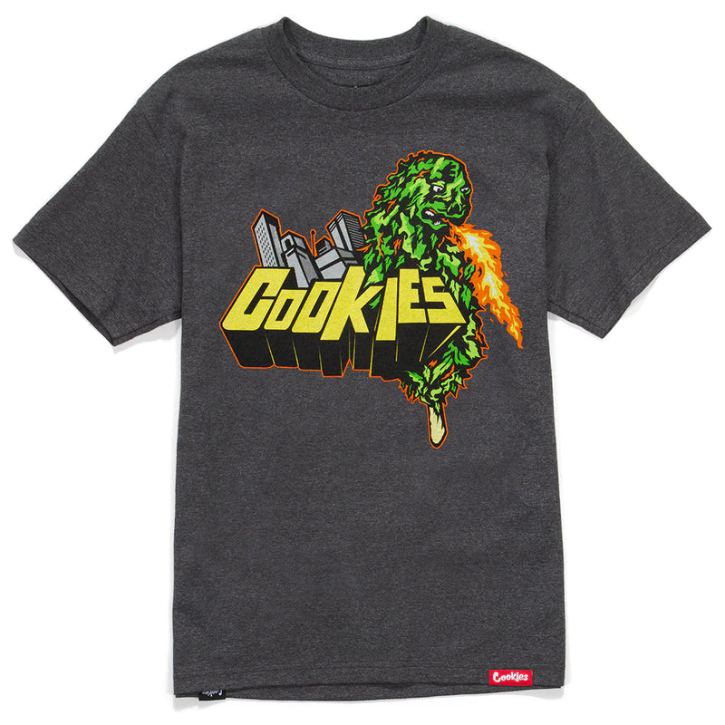 Cookies 'Budzilla’ SS T-Shirt (Charcoal Heather) CM232TSP58 - Fresh N Fitted Inc