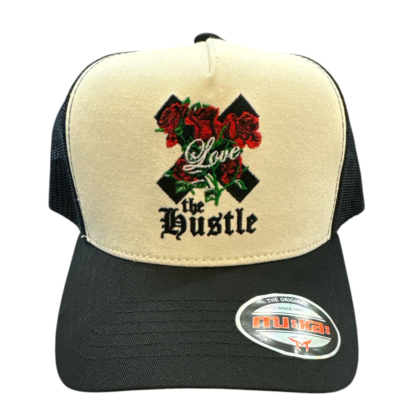 Muka 'The Hustle' Trucker Hat (White/Black) T5423