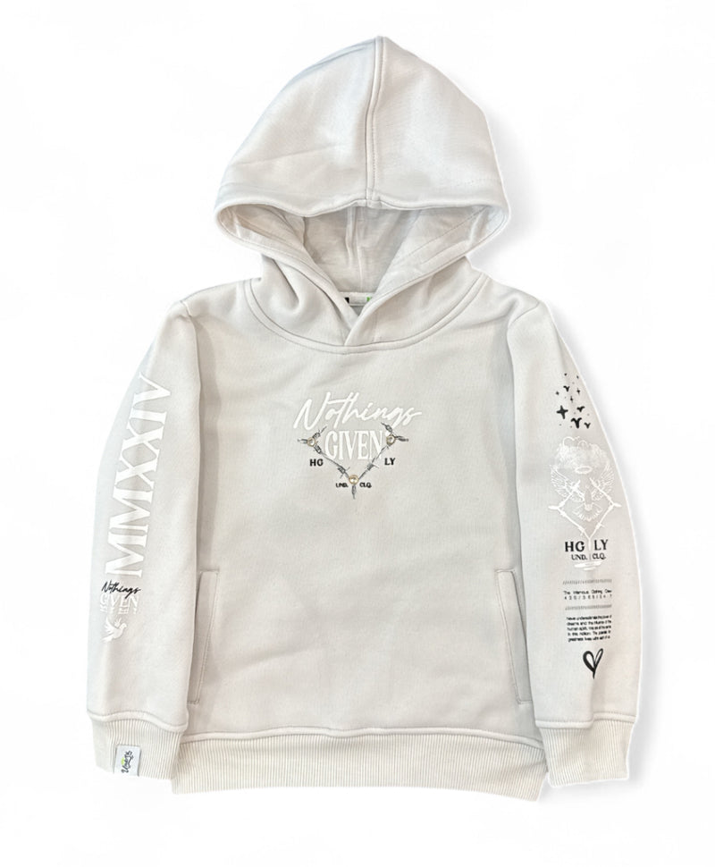 Highly Undrtd Kids 'Given' Hoodie (Cloud) UF5601K
