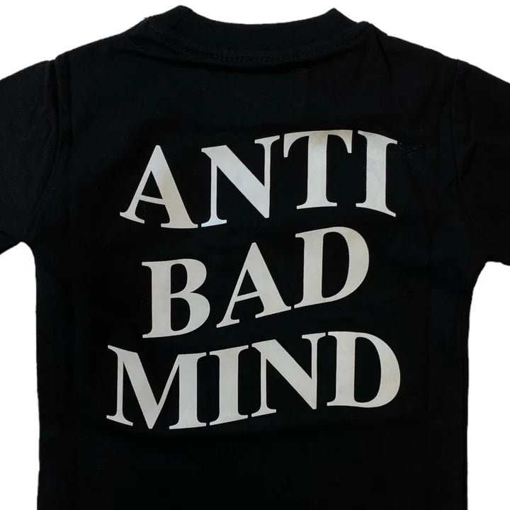 Evolution Kids 'Anti Bad Mind' T-Shirt (Black) EV-180503