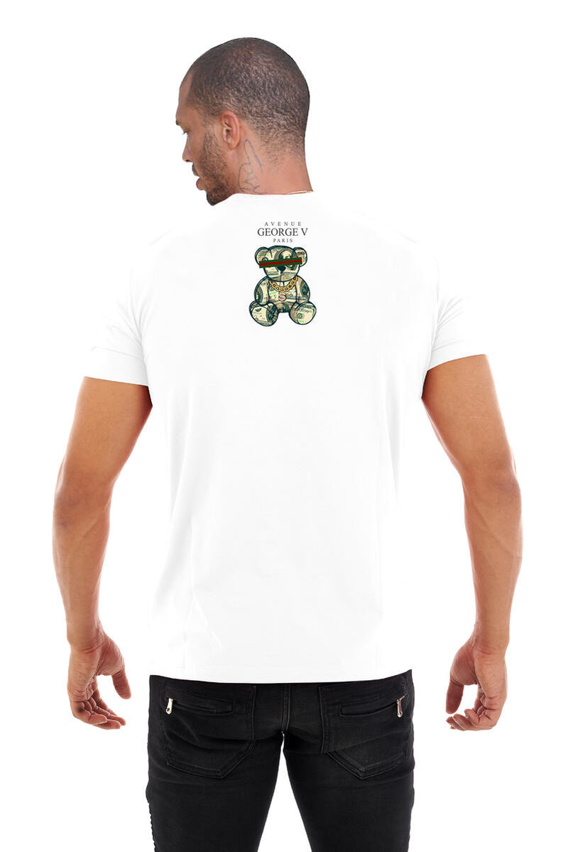 George V 'Cash Bear' Tee (White) GV-S2741