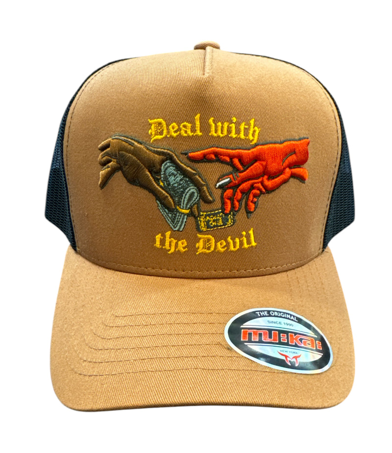 Muka 'Deal With It' Trucker Hat (Timber/Black) T5447