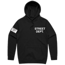 PG Apparel 'Street Dept' Hoodie (Black/White) STDPT400 - FRESH N FITTED