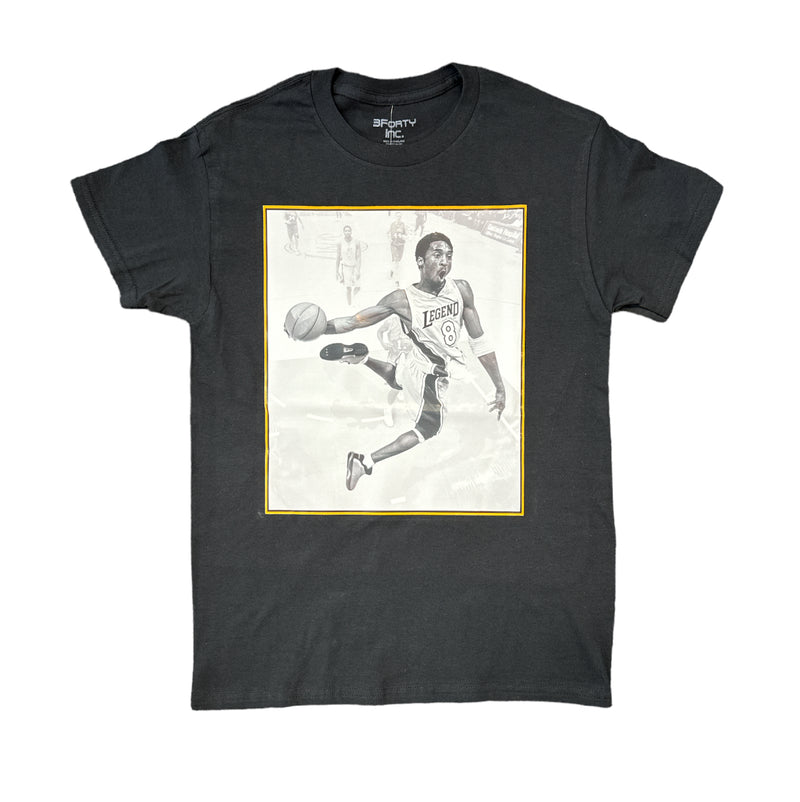 3Forty Inc. 'Kobe' T-Shirt (Black) - Fresh N Fitted Inc