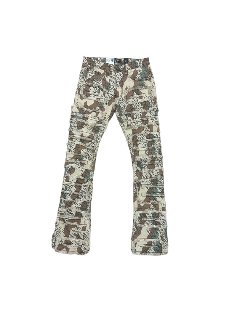 Frost Originals 'Cashay' Stacked Denim (Camo) F1732 - Fresh N Fitted Inc