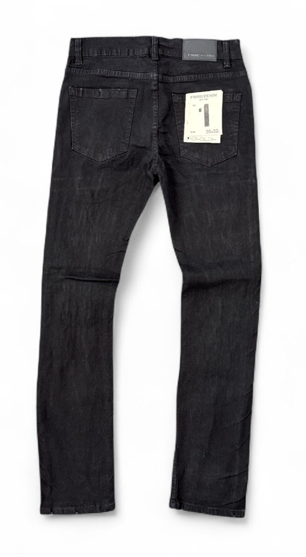 FWRD 'Crystalized' Denim (Black) FW-330293