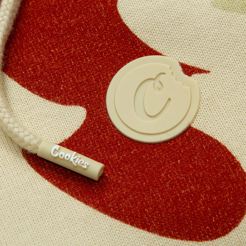 Cookies 'Continental All Over' Pullover Jersey Knit Hoodie (Cream) CM233HFC14 - Fresh N Fitted Inc
