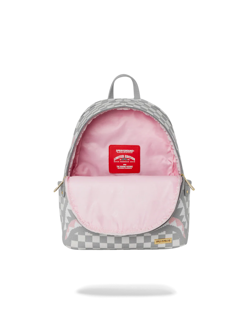 SPRAYGROUND 'Knit Sharks In Paris In Cream Savage' Backpack (910B7849NSZ) - FRESH N FITTED