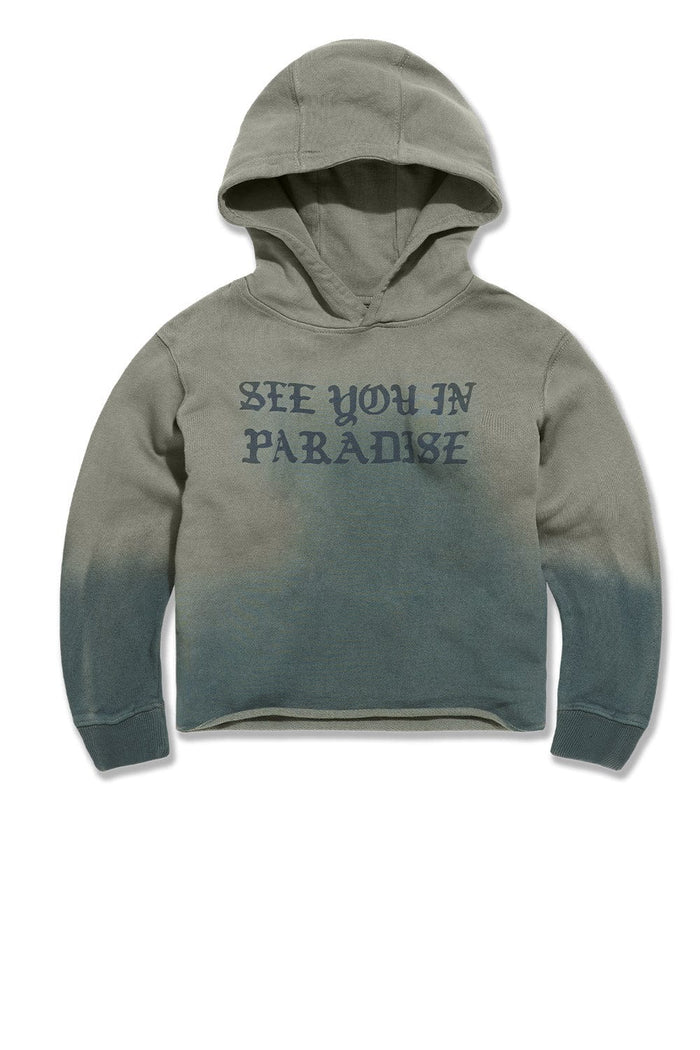 Jordan Craig Kids 'York Cropped Pullover' Hoodie (Desert Storm) 9120HK