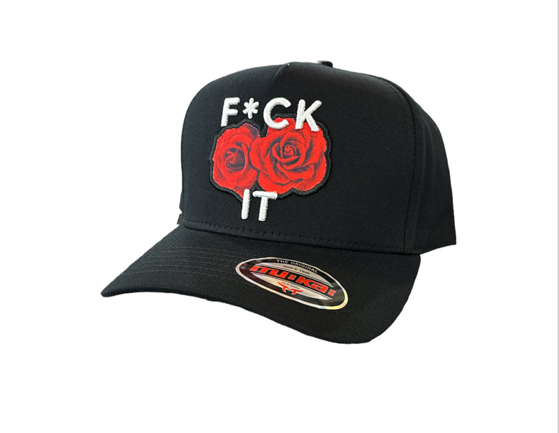 Muka 'F*ck It' Snapback Hat (Black) S4403 - Fresh N Fitted Inc 2