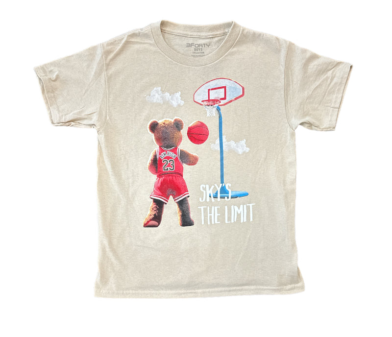 3FORTY Kids 'Sky's The Limit' T-Shirt (Sand) - Fresh N Fitted Inc