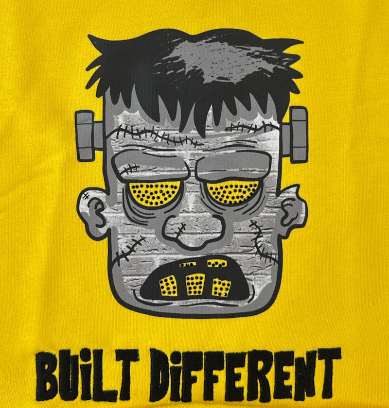 Focus Kids 'Face' Cropped T-Shirt (Yellow) 80710T/K