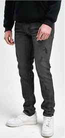 Spark Slim Fit Stretch Denim (Black Ash) S4402
