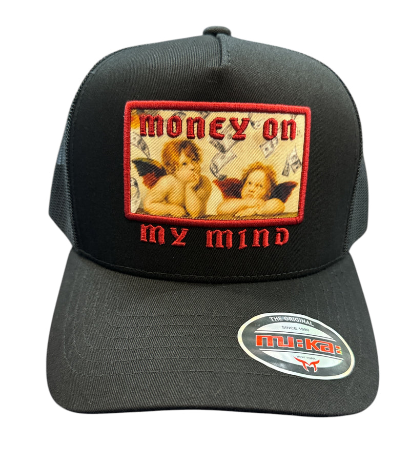 Muka 'Money On Mind' Trucker Hat (Black) T5446