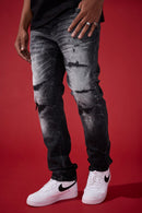 Jordan Craig Collins ‘Rip And Repair’ Denim (Black Shadow) JC5220R