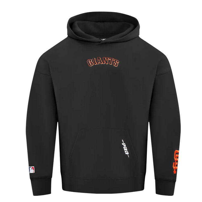 Pro Standard 'San Francisco Giants Wingspan' Drop Shoulder Hoodie (Black) LSG5314705