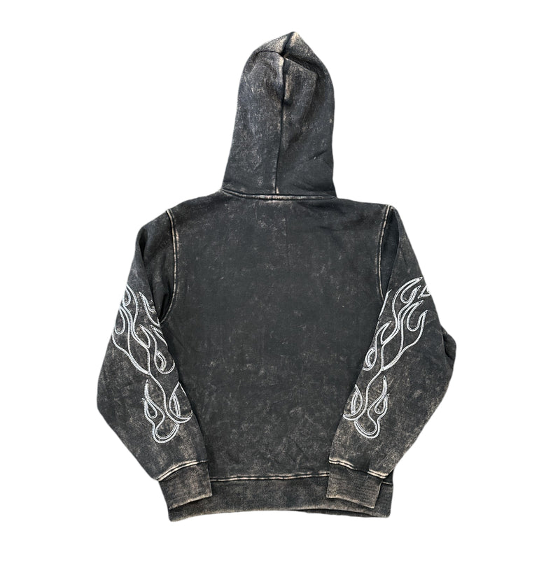 Smoke Rise 'Rhinestone Dystopia' Hoodie (Black) F024656