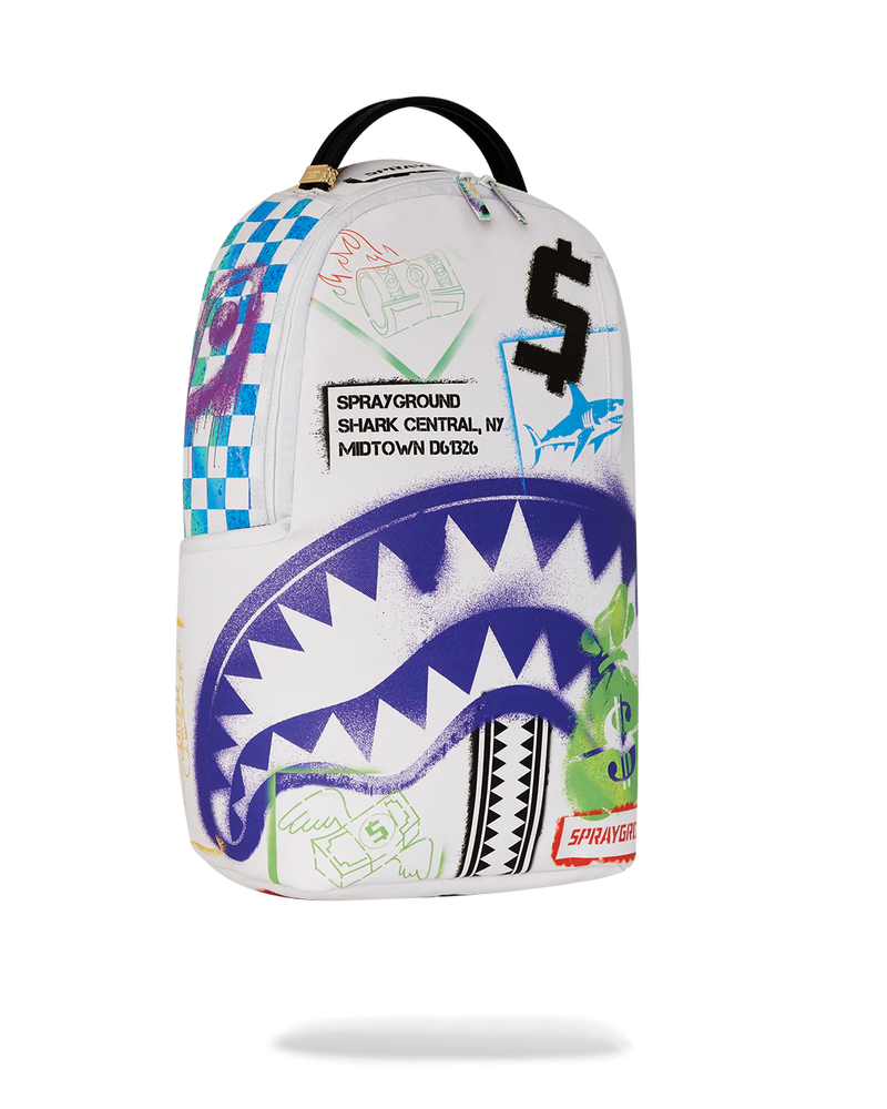 SPRAYGROUND 'SHARK CENTRAL CUT OUT FOR GREATNESS' Backpack (910B7619NSZ)