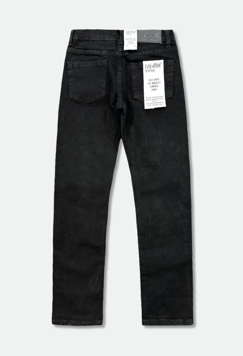 Evolution Kids 'Straight Standard' Denim (Jet Black) EV-330187K
