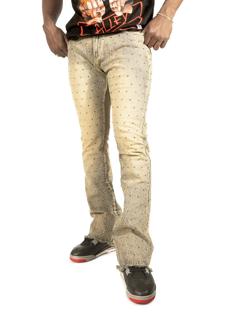 Frost Originals 'Romano' Stacked Stone Denim F1764 (Dirt)
