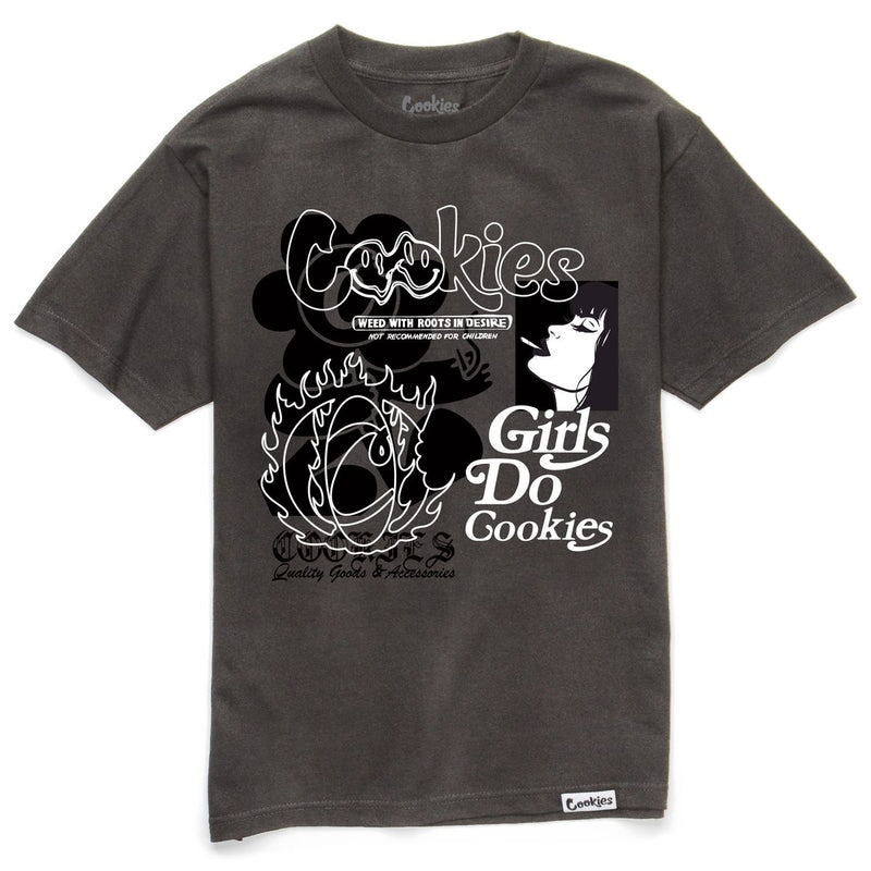 Cookies 'Florist' T-Shirt (Washed Black) CM251TSP46