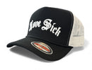MUKA Love Sick trucker hat black white T5521