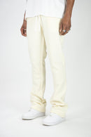 Rebel Minds Sweats Stacked Pants (Cream) 100-475