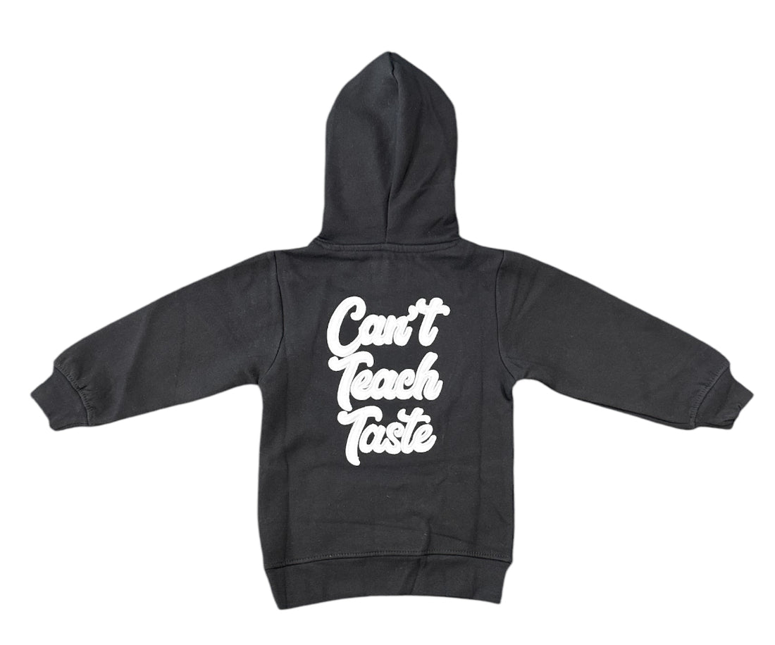 FWRD Kids 'Can't Teach Taste' Fleece Pullover Hoodie (Black