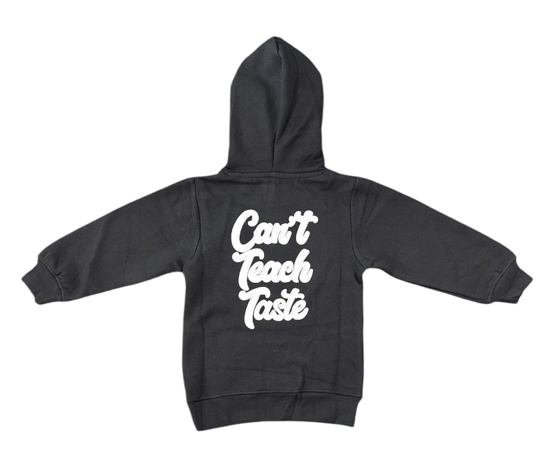 FWRD Kids 'Can't Teach Taste' Fleece Pullover Hoodie (Black) FW-10573K