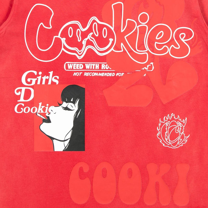 Cookies 'Florist' T-Shirt (Washed Red) CM251KST01