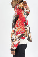 Rebel Minds 'Heaven' Rhinestone Tapestry Hoodie (Red) 152-337 - FRESH N FITTED