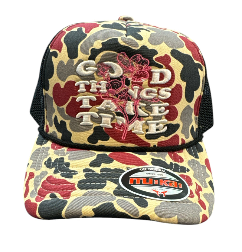 Muka 'Good Thing' Trucker Hat (Duck Camo) T5443