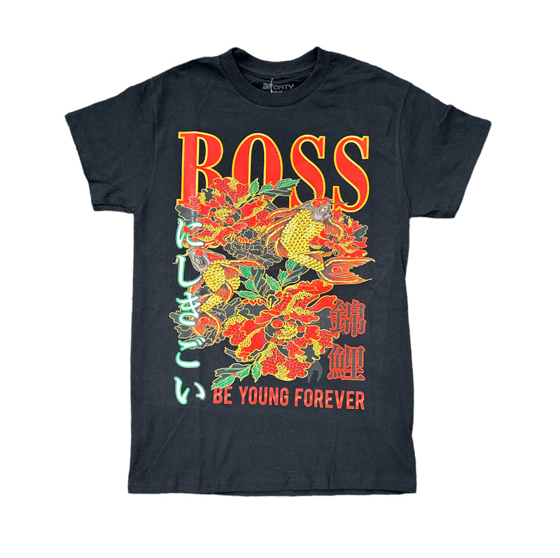 3Forty Inc. 'Boss' T-Shirt (Black) - Fresh N Fitted Inc