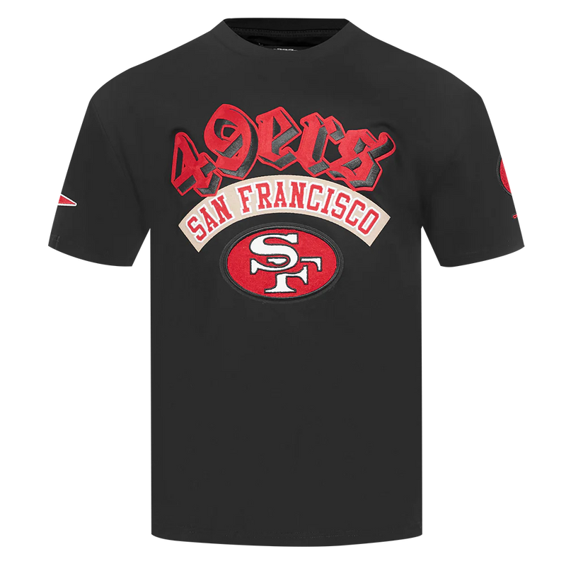 Pro Standard San Francisco 49ers 'Best Of' Drop Shoulder T-Shirt (Black) FS41410963 - FRESH N FITTED