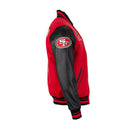 Pro Standard 'San Francisco 49ers Split Logo' Varsity Jacket (Red) Fs46410391 - FRESH N FITTED