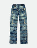 FWRD 'Patchwork True Stacked Denim' FW-33958 (Lt. Tint) - FRESH N FITTED